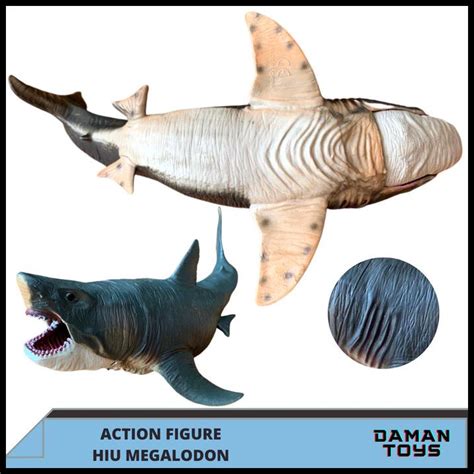 Jual Action Figure Hiu Megalodon Shark Hewan Laut Jurassic World Kado