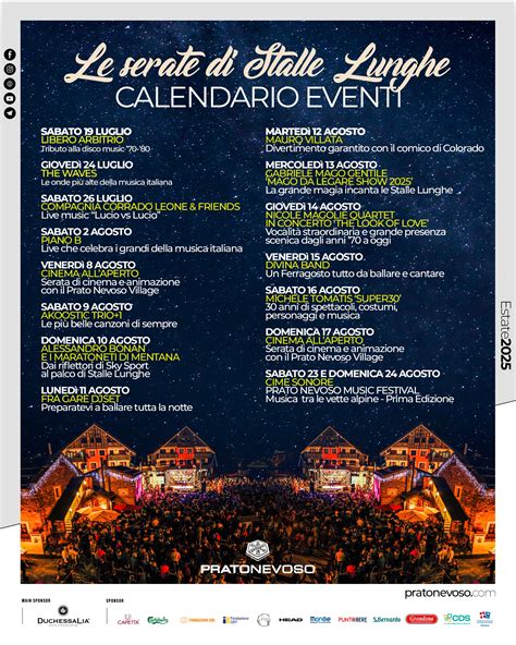 Prato Nevoso dà il via all'estate sotto le stelle: tornano "Le Serate