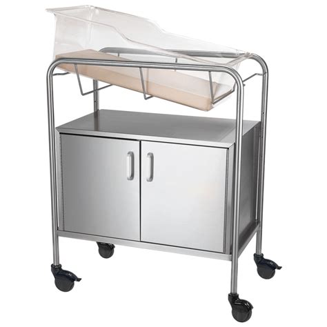 Newborn Hospital Bassinets Stainless Steel Medical Bassinets