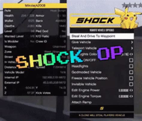 Shock Mod Menu Gta5online Shock Menu GIF - Shock Mod Menu Gta5Online ...