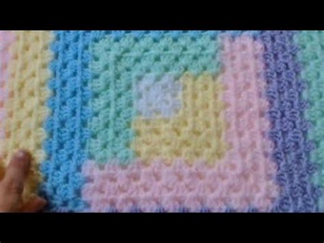 Crochet Log Cabin Blanket Granny Stitch Traditional Way To Use Up