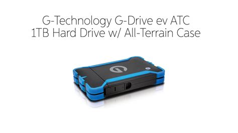 G Technology G Drive Ev ATC 1TB Hard Drive W All Terrain Case By