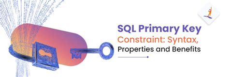 Primary Key In Sql Syntax Properties And Benefits Intellipaat