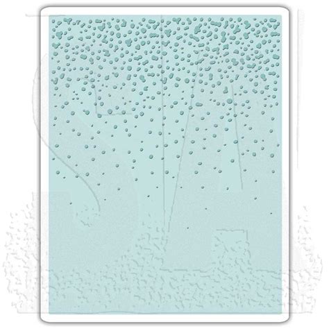 Sizzix Texture Fades Embossing Folder Snowfall Speckles 661008