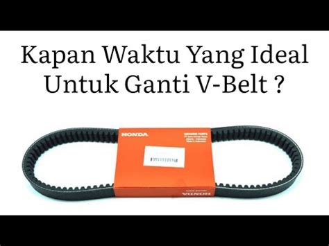 Ganti V Belt Beat ESP 2018 Hampir Putus YouTube