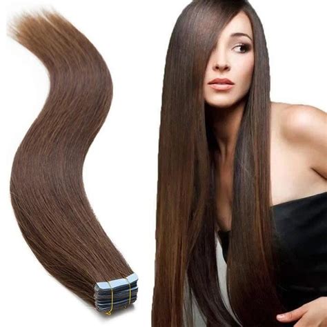 20 Bandes Extensions de cheveux Adhesive Bande Adhésive Ruban Adhésif