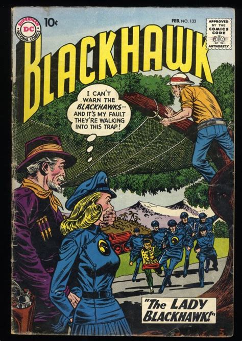 Blackhawk 133 VG 4 0 1st Appearance Of Lady Blackhawk Comic Books