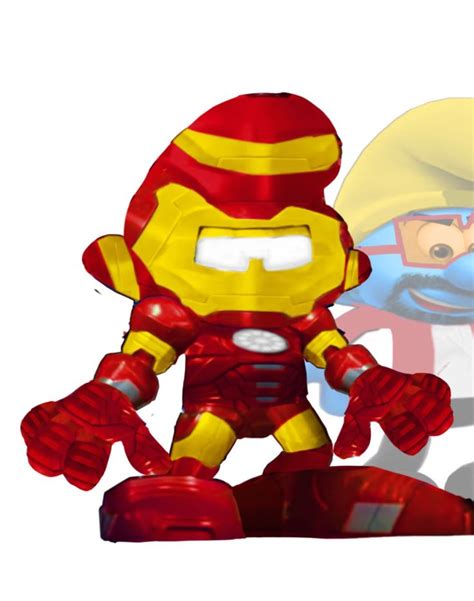 The Smurfs 2021 Iron Smurf Smurf Iron Man Smurf Tony Stark Smurfs