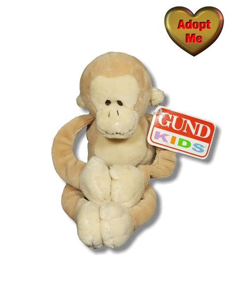 Gund Kids Magnamonkeys Monkey Magnet Hands Feet Mini Stuffed Plush