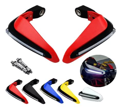 Cubre Pu Os Moto Handguars Motocicleta Con Luz Led Universal Mercadolibre