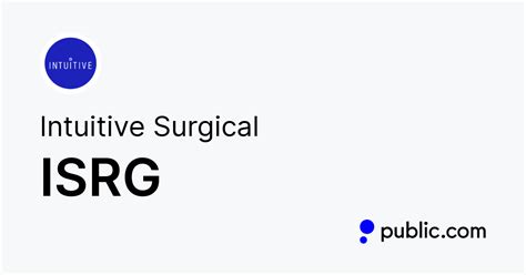 Buy Intuitive Surgical Stock Isrg Stock Price Today News Public