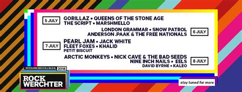 Arctic Monkeys Se Suman Al Cartel Del Rock Werchter 2018 Festis