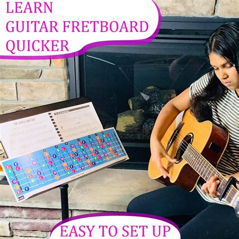 Color Coded Guitar Fretboard Note Chart Quality Music Gear