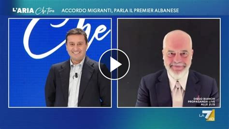 David Parenzo Al Premier Albanese Edi Rama Sempre Di Sinistra