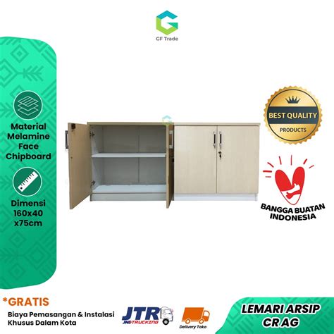 Jual KHUSUS JADETABEK Credenza Kantor Lemari Arsip Aditech CR AG