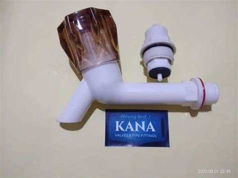 Kana Wall Mounted Plastic Bib Cock For Bathroom Fitting Packaging