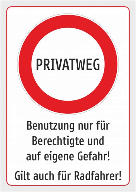 Privatweg Benutzung Nur F R Berechtigte U Auf Eigene Gefahr Gilt