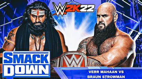 Veer Mahaan Vs Braun Strowman WWE Universal Championship Raw