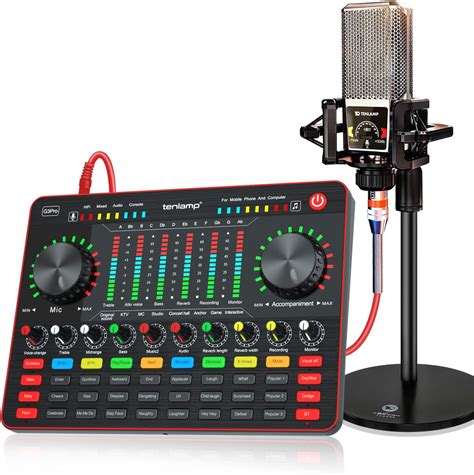 Professional Audio Mixer K Live Sound Card And Audio Interface