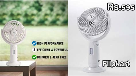 Dp Usb Rechargeable Portable Hand Mini Fan Full Review Youtube