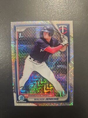 Walker Jenkins 2024 Bowman Chrome Mojo Refractor 1st Chrome BCP 43