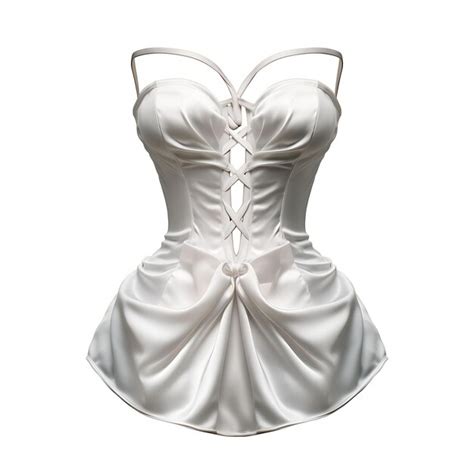 Premium Ai Image Corset Made Of Satin Fabric With A Sweetheart