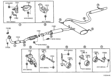 Toyota camry 1999 exhaust