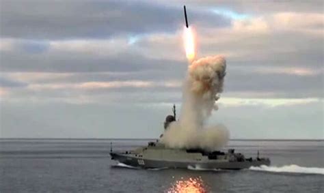 Russia has released a new video depicting the launch of 'Kalibr' cruise missiles against Ukraine