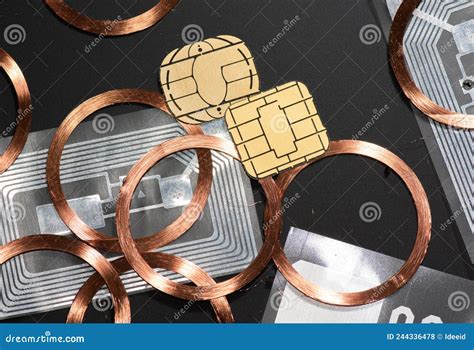 Different Chip Types, Contact Chip, RFID Combination Stock Photo ...