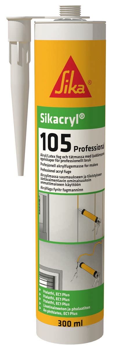 Sika Sikacryl 105 Professional 300ml Lim Fog And Spackel Duab