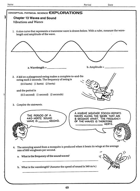 Sound Waves Worksheet For Grade 7