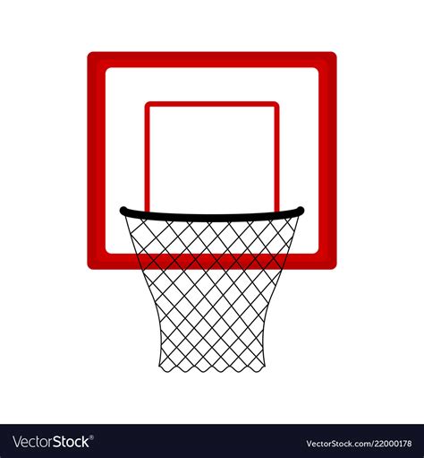 Isolated Basketball Net Icon Royalty Free Vector Image