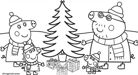 Nouveau De Coloriage Peppa Pig Noel Collection Coloriage