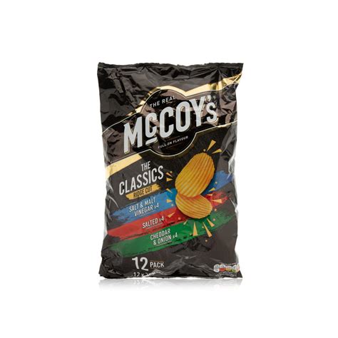 The Real McCoy's classic variety crisp 25g x12 - Waitrose UAE & Partners