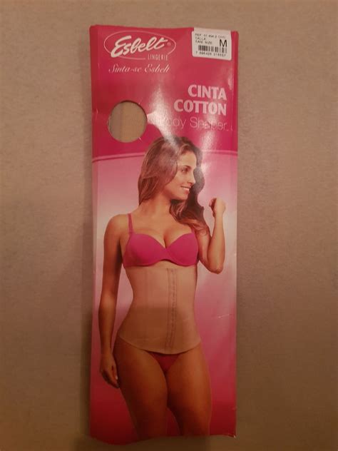 Cinta Cotton Cor Da Pele Lingerie Feminina Esbelt Nunca Usado