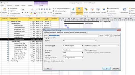 MS Projekt 2010 Grundkurs Stichtage Einrichten In HD YouTube