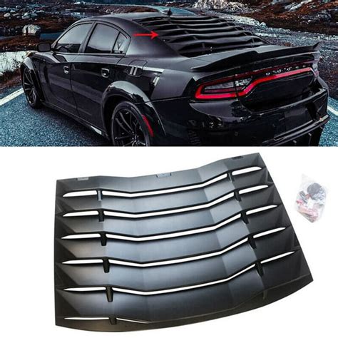 Ninte Rear Window Louver Windshield Cover For 2011 2022 Dodge Charger