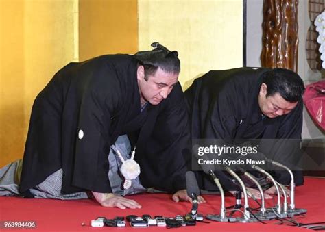 Georgian Sumo Wrestler Tochinoshin Promoted To Ozeki Photos And Premium