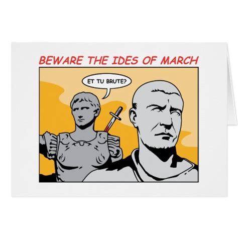 Ides Of March Greeting Card Zazzle