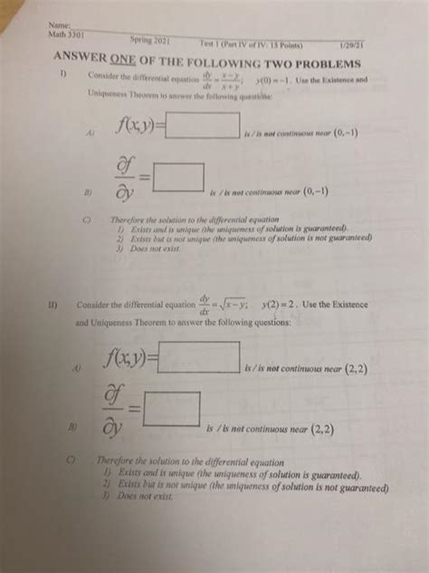 Solved Determine The Constant R For Which Y E Is A Solution Chegg