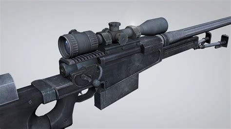 Aw50 sniper rifle arms sgw sgw2 weapons 3D Model $60 - .obj .unknown .fbx .3ds .max - Free3D