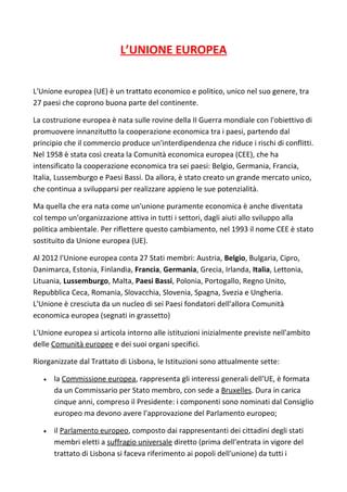 Ricerca Unione Europea Pdf