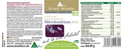 Mitochondrium Forte Von Biotikon Kapseln