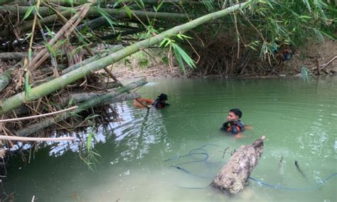 Pencari Ikan Di Sungai Soco Grobogan Belum Ditemukan Korban Dilaporkan