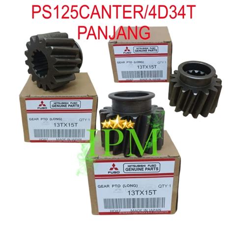 Jual GEAR PTO GIGI PTO PS125 CANTER PS120 13TX15T PAJANG MMC KTB