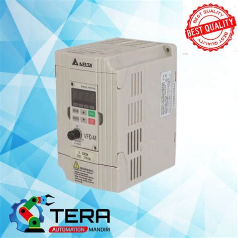 Jual INVERTER DELTA VFD M VFD015M21A 1 5KW 1phase 3phase 220V 2HP 1 5KW