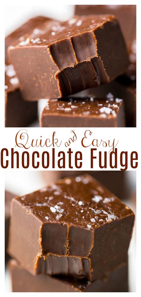 Foolproof Chocolate Fudge