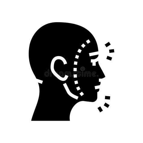 Face Pain Body Ache Glyph Icon Vector Illustration Stock Vector ...