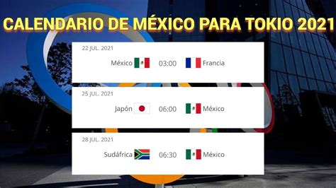 Juegos Olimpicos Horarios 2018 Fechas Y Horarios Confirmados Para Los Partidos De Mexico En