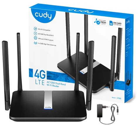 Router Cudy Lt Na Sim Lte G Wifi Ghz Ghz Sklep Opinie Cena